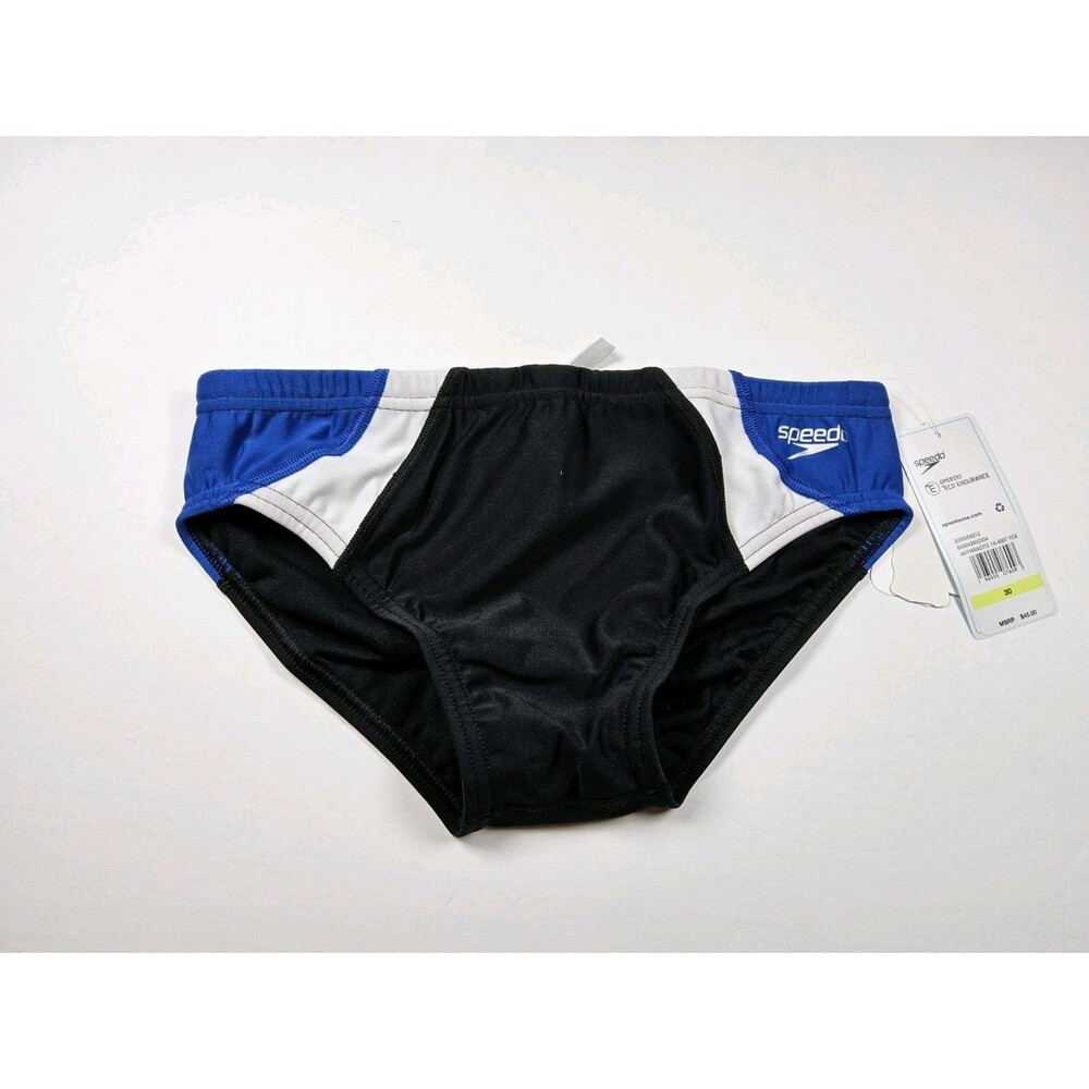 Speedo Eco Endurance Vibe Collection Swim Brief Swimsuit Anthracite Size 30